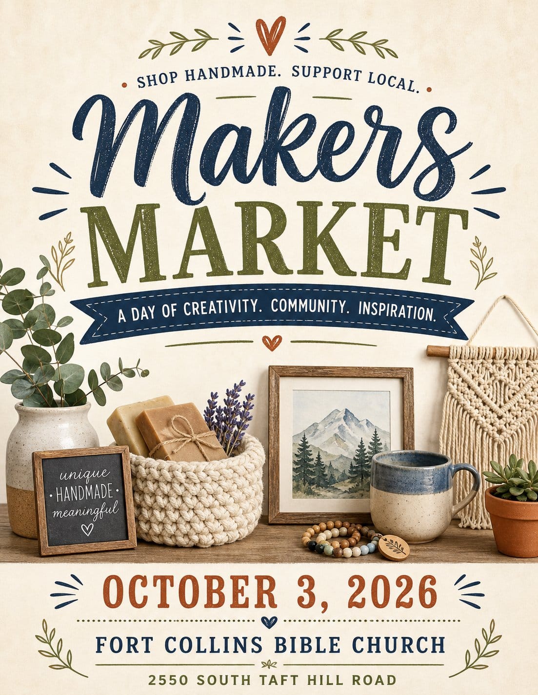 Fort Collins Bible Church Makers Markt and Craft Fair